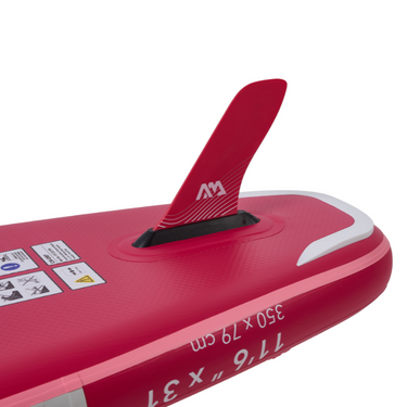Aqua Marina 11’6” Coral 2023 Touring Inflatable Paddle Board SUP Raspberry racing fin
